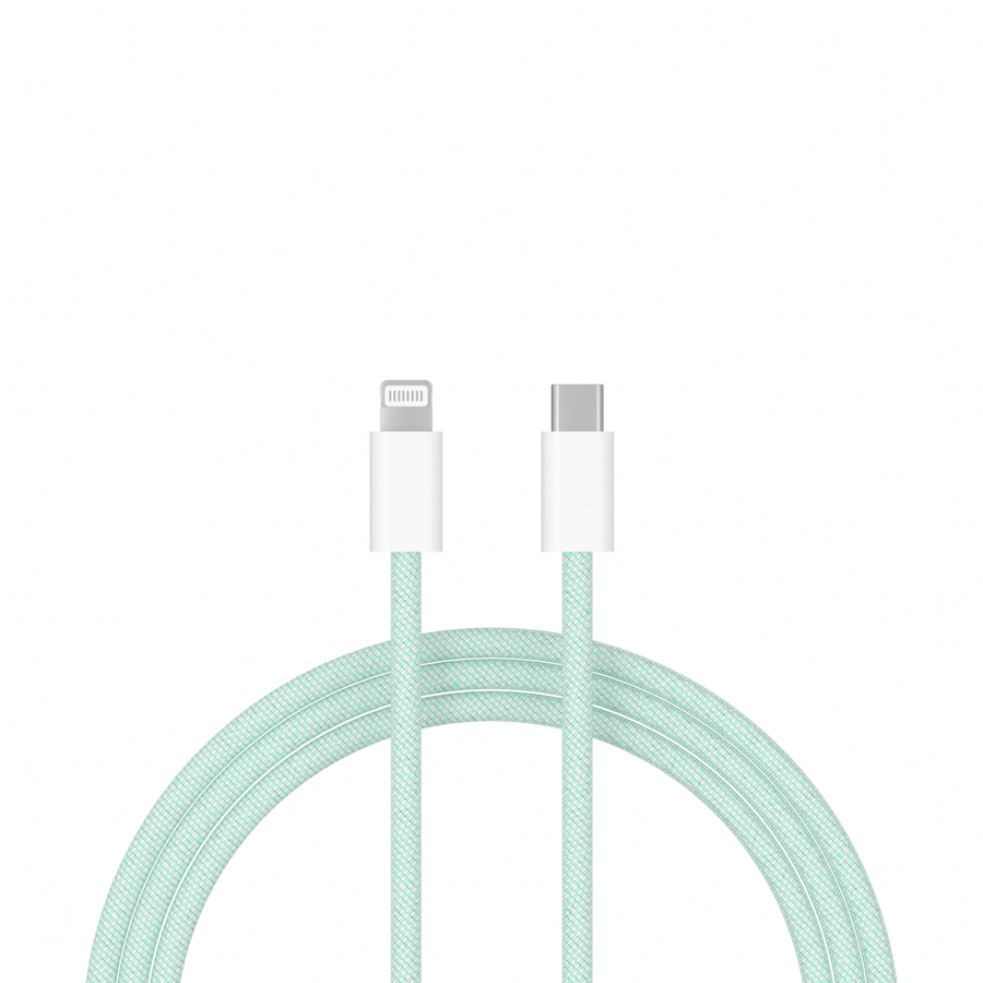 xoxo Wildhearts - USB-C to Lightning cable - 1 Meter (green)