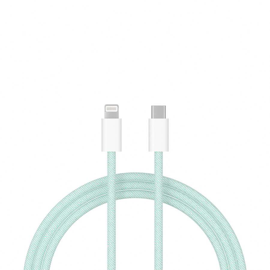 USB-C to Lightning cable - 1 Meter (green)