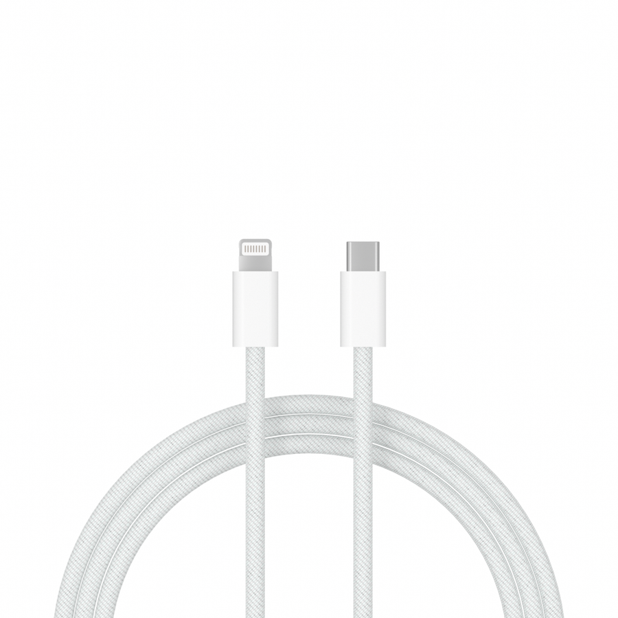 USB-C to Lightning cable - 1 Meter (white)