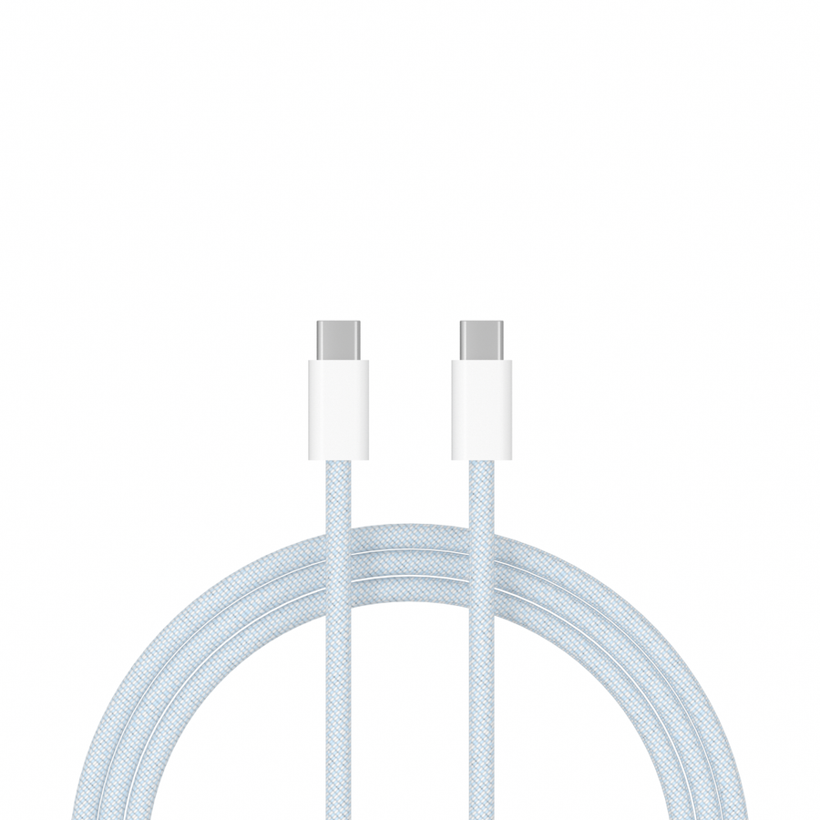 USB-C to USB-C cable - 1 Meter (blue)