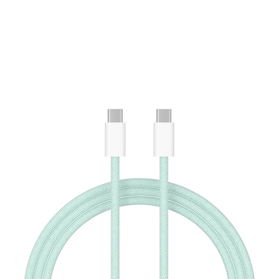 xoxo Wildhearts - USB-C to USB-C cable - 1 Meter (green)
