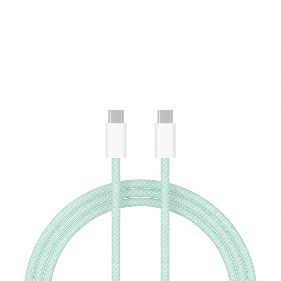 USB-C to USB-C cable - 1 Meter (green)