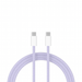 USB-C to USB-C cable - 1 Meter (purple)