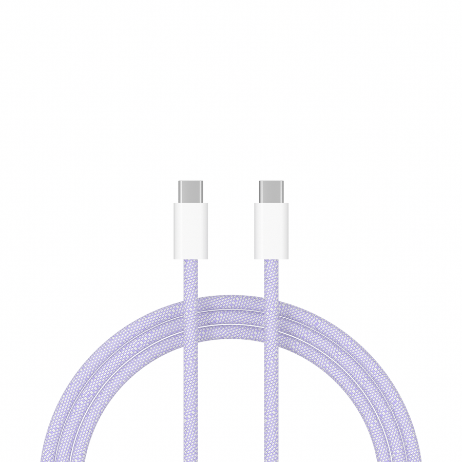 USB-C to USB-C cable - 1 Meter (purple)