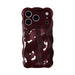 Bubbly case Burgundy - iPhone 17 Pro Max