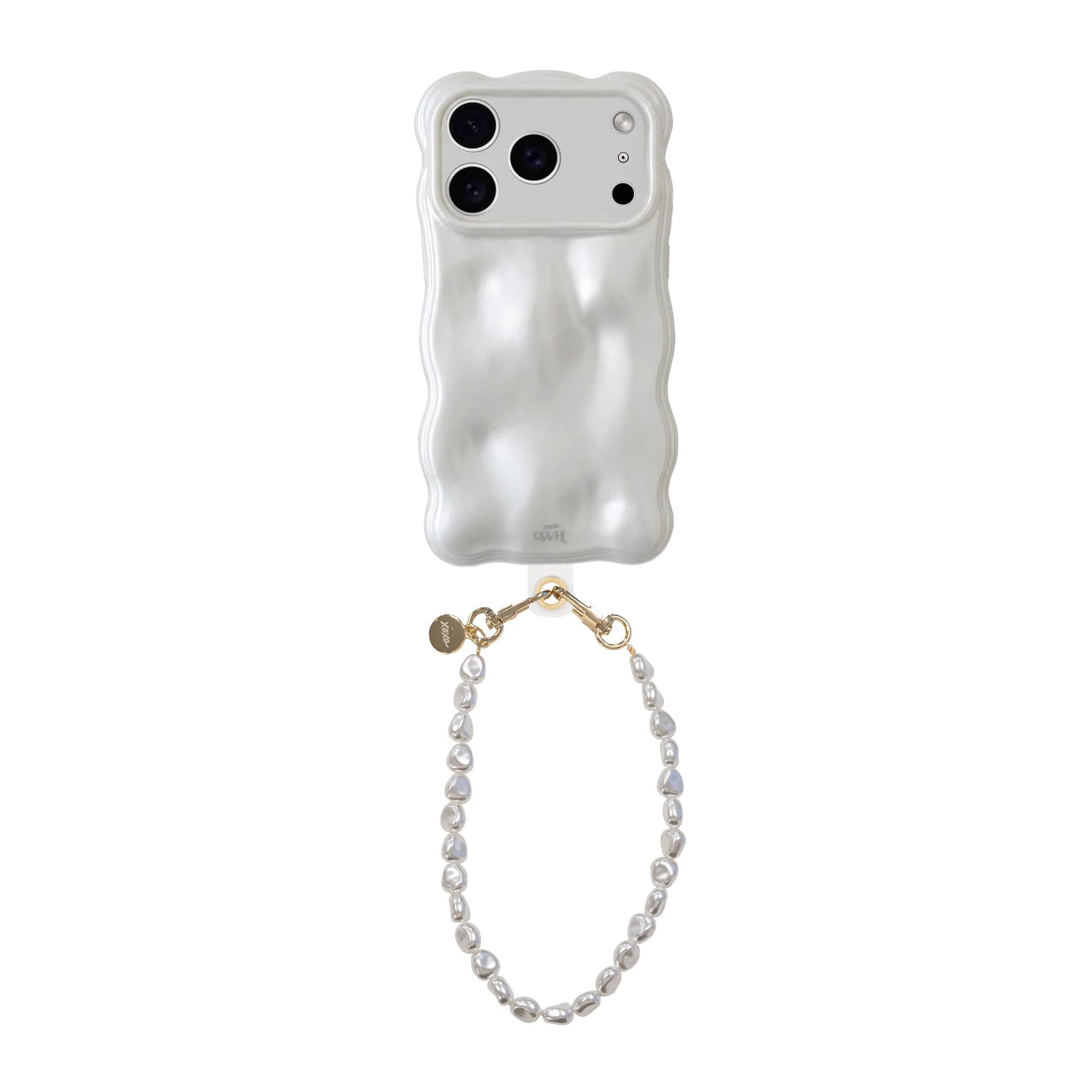 xoxo Wildhearts Bubbly case White with Cord - iPhone 17 Pro Max
