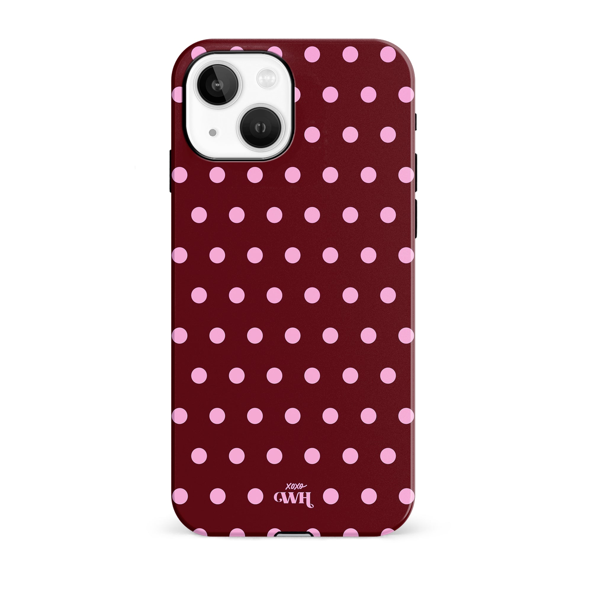 xoxo Wildhearts Polka Dots (Burgundy) - iPhone 13