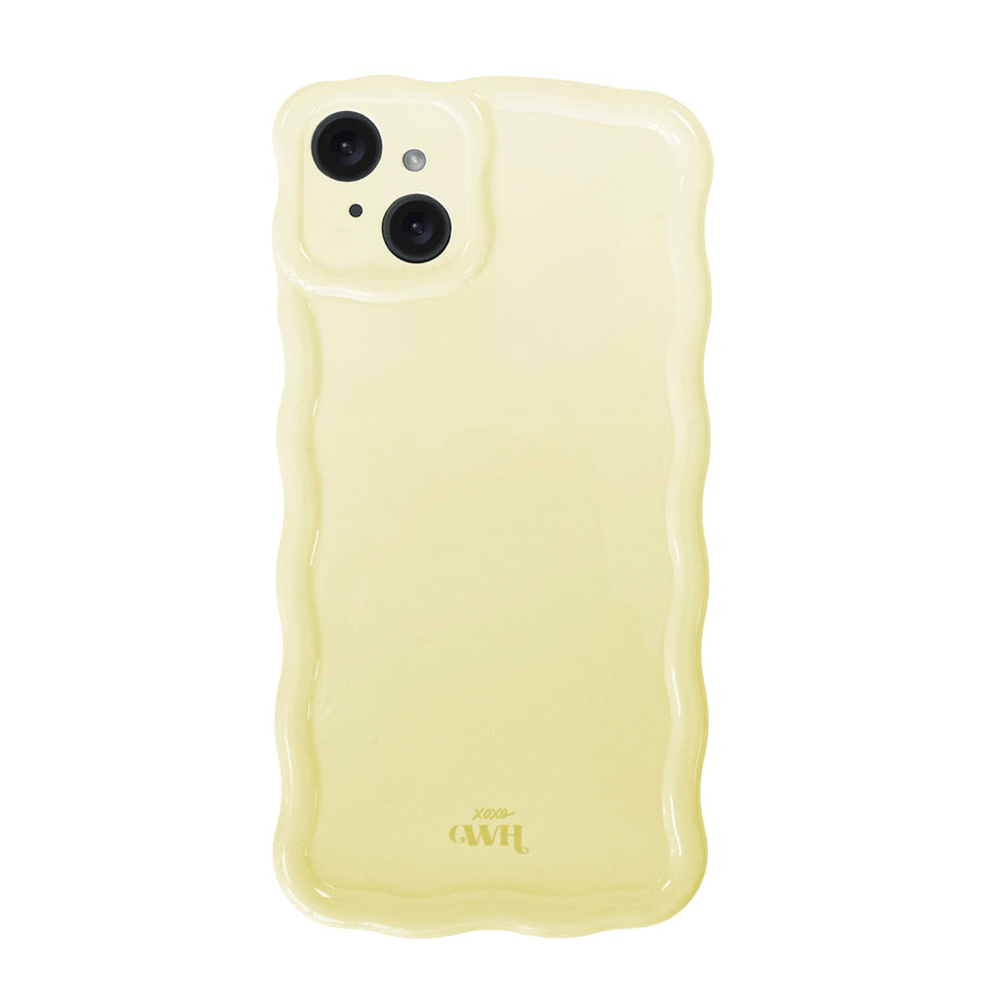Glossy Wavy Case Buttercup - iPhone 14 Plus