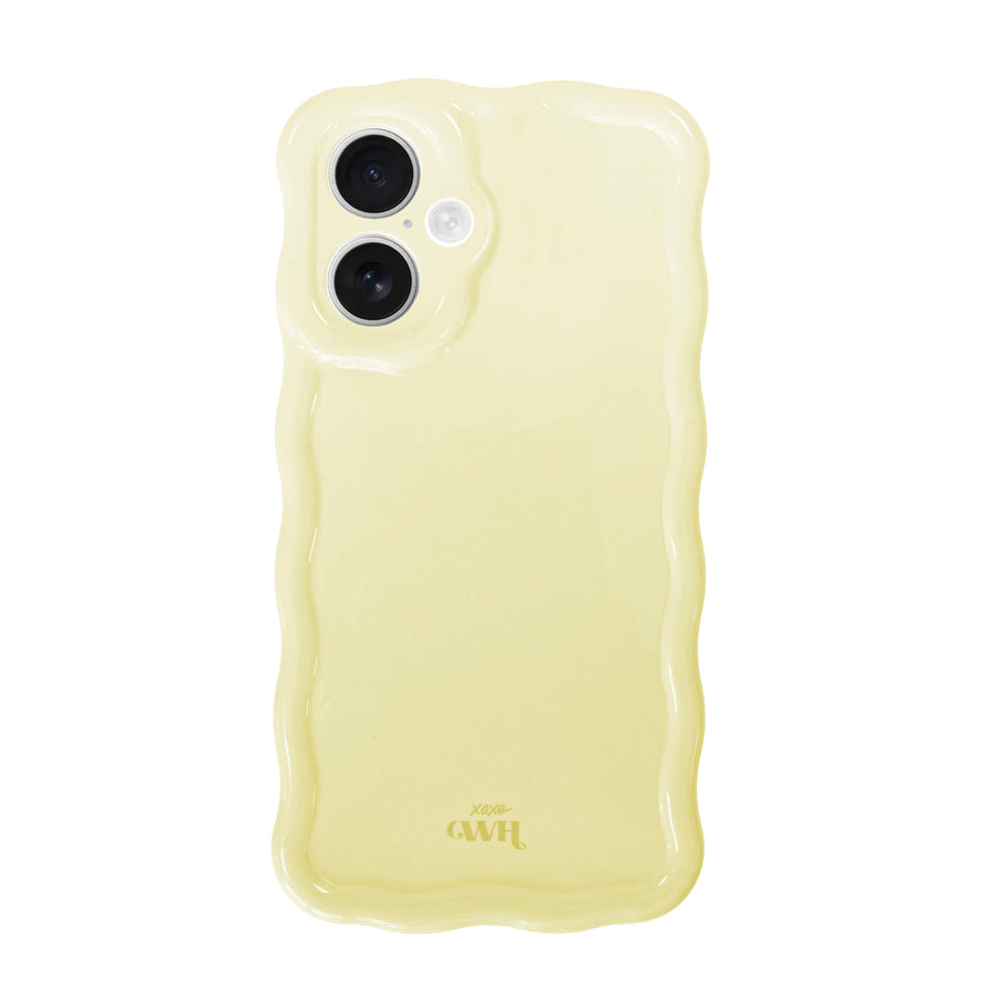 Glossy Wavy Case Buttercup - iPhone 16 Plus