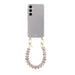 Funky Hearts Champagne Pearl Transparant Cord Case - Samsung Galaxy S24