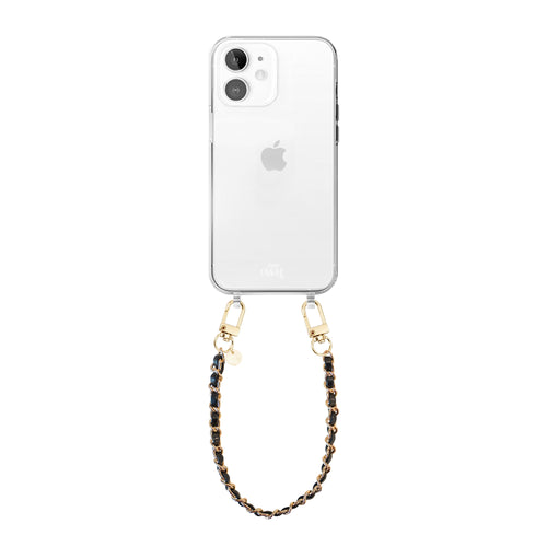 xoxo Wildhearts iPhone 11 - Classic Chain - Black (short) Transparant Cord Case