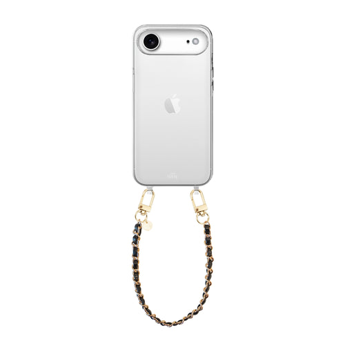 xoxo Wildhearts iPhone 17 Air - Classic Chain - Black (short) Transparant Cord Case