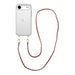 iPhone 17 Air - Classic Chain - Burgundy (long) Transparant Cord Case