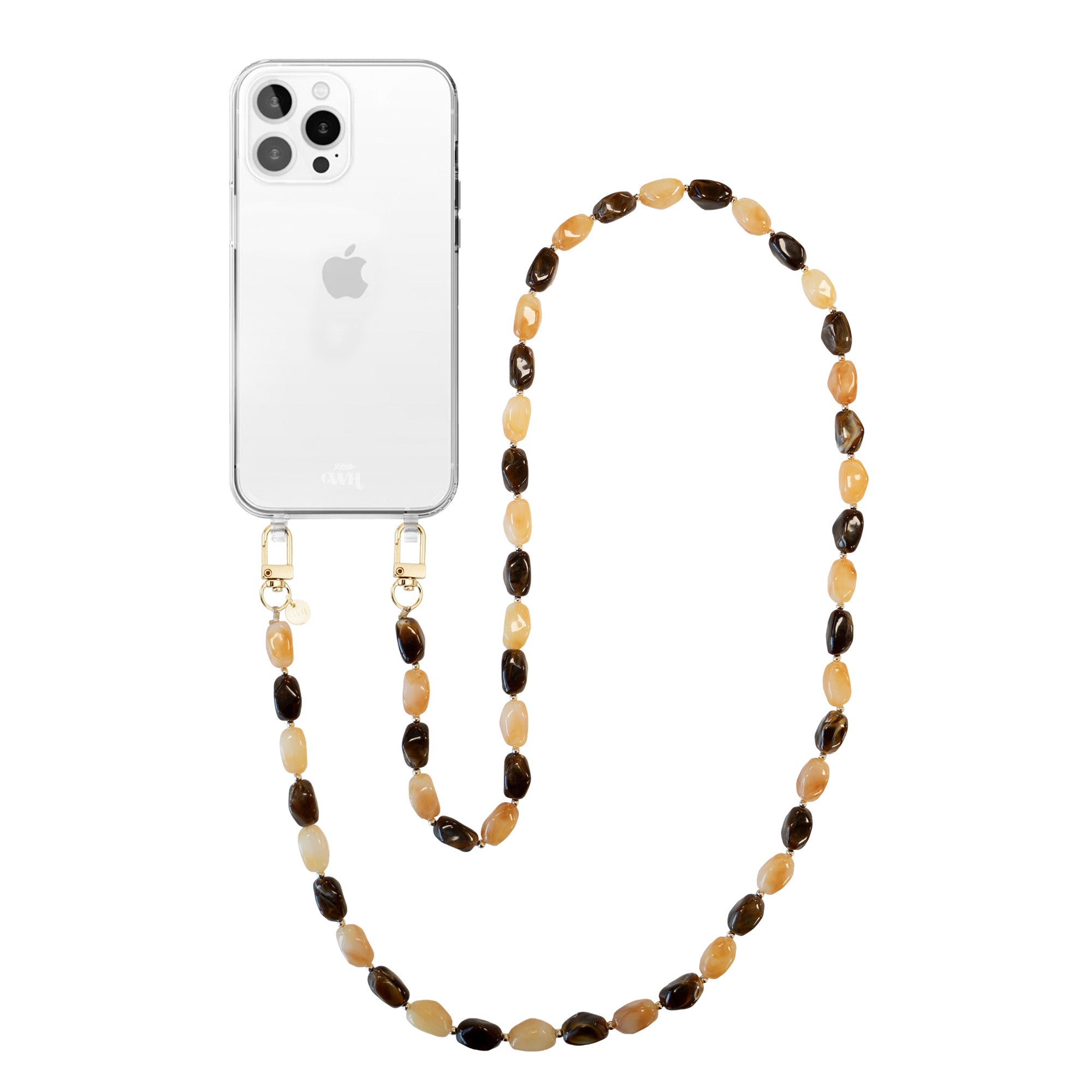 Amber Dust (long) Transparant Cord Case