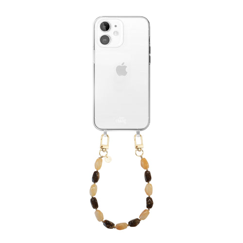xoxo Wildhearts iPhone 11 - Amber Dust (short) Transparant Cord Case