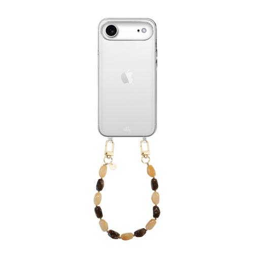 xoxo Wildhearts iPhone 17 Air - Amber Dust (short) Transparant Cord Case