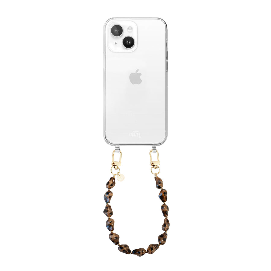 iPhone 13 - Leopard Muse (short) Transparant Cord Case