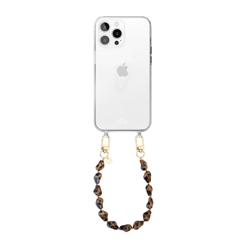 xoxo Wildhearts Leopard Muse (short) Transparant Cord Case