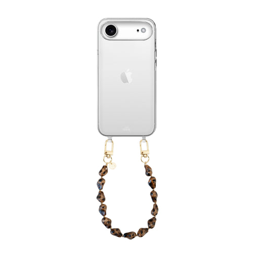 xoxo Wildhearts iPhone 17 Air - Leopard Muse (short) Transparant Cord Case