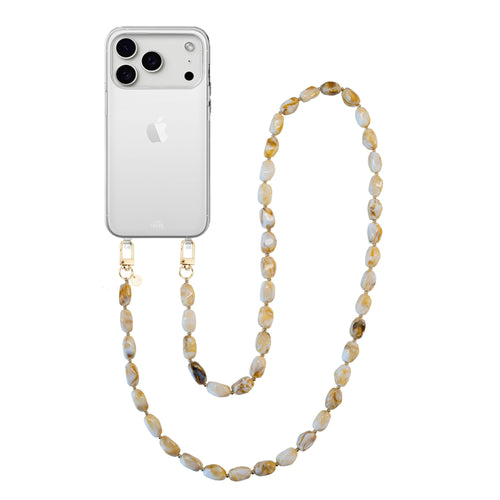 xoxo Wildhearts iPhone 17 Pro Max - Moonlight (long) Transparant Cord Case