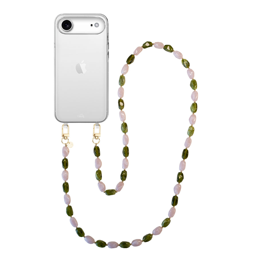 iPhone 17 Air - Rose Quartz (long) Transparant Cord Case
