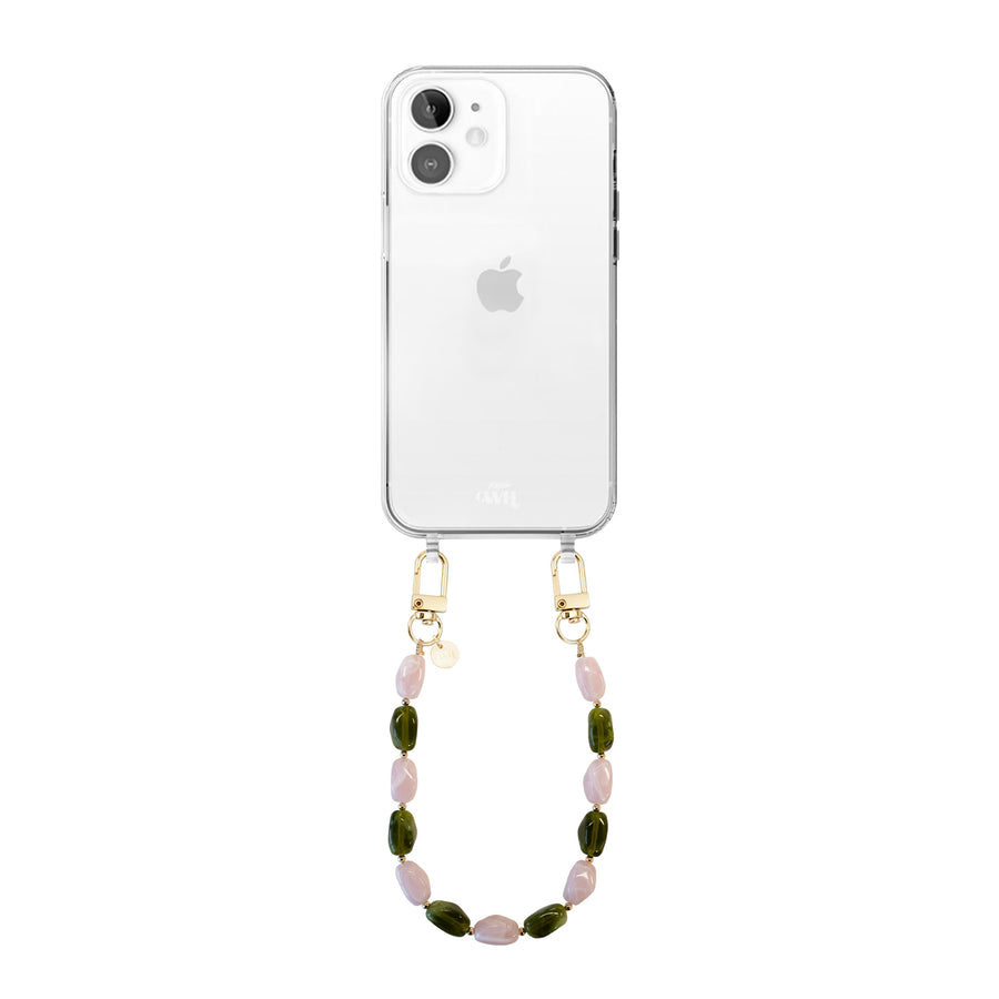 iPhone 11 - Rose Quartz (short) Transparant Cord Case
