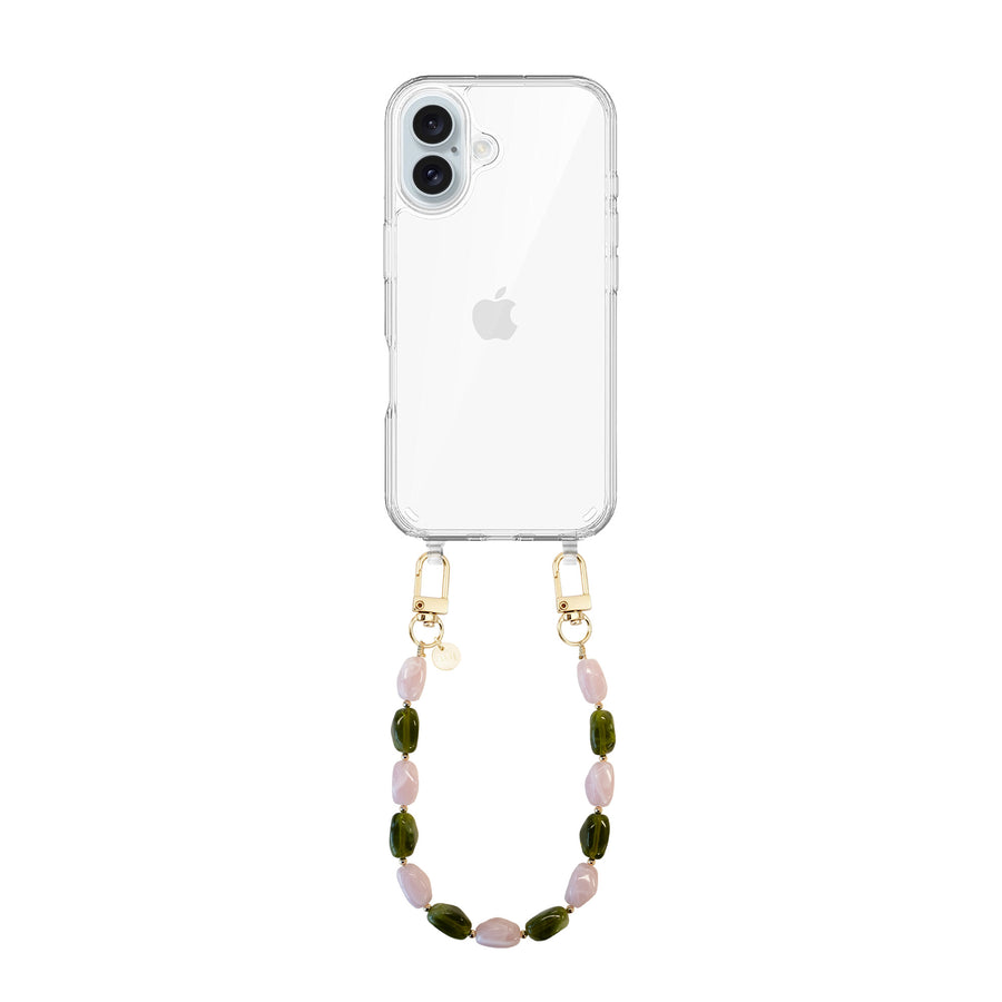 iPhone 17 - Rose Quartz (short) Transparant Cord Case