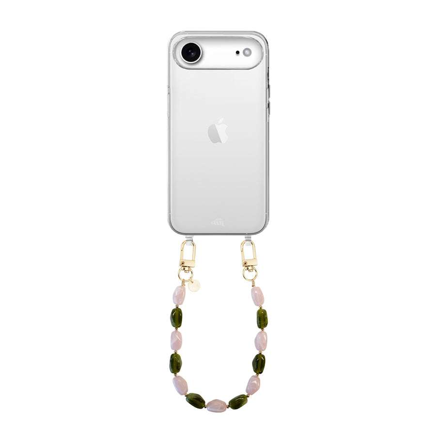 iPhone 17 Air - Rose Quartz (short) Transparant Cord Case