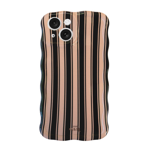 xoxo Wildhearts Glossy Wavy Case Cozy Affair (Black) - iPhone 13
