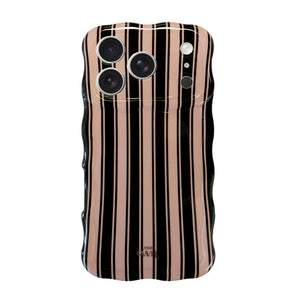 xoxo Wildhearts Glossy Wavy Case Cozy Affair (Black) - iPhone 17 Pro