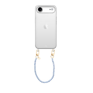 xoxo Wildhearts iPhone 17 Air - Crystal (Blue) Transparant Cord Case
