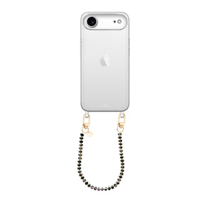 xoxo Wildhearts iPhone 17 Air - Crystal (Black) Transparant Cord Case