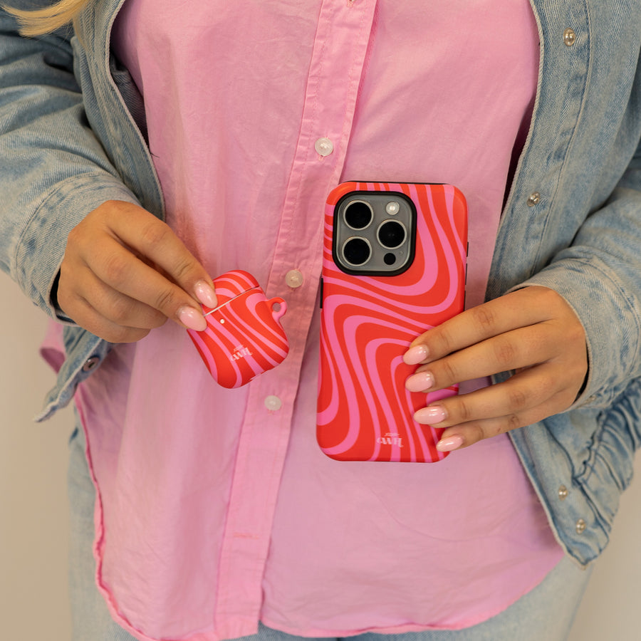 xoxo Wildhearts - AirPods case - Berry Much - Matte