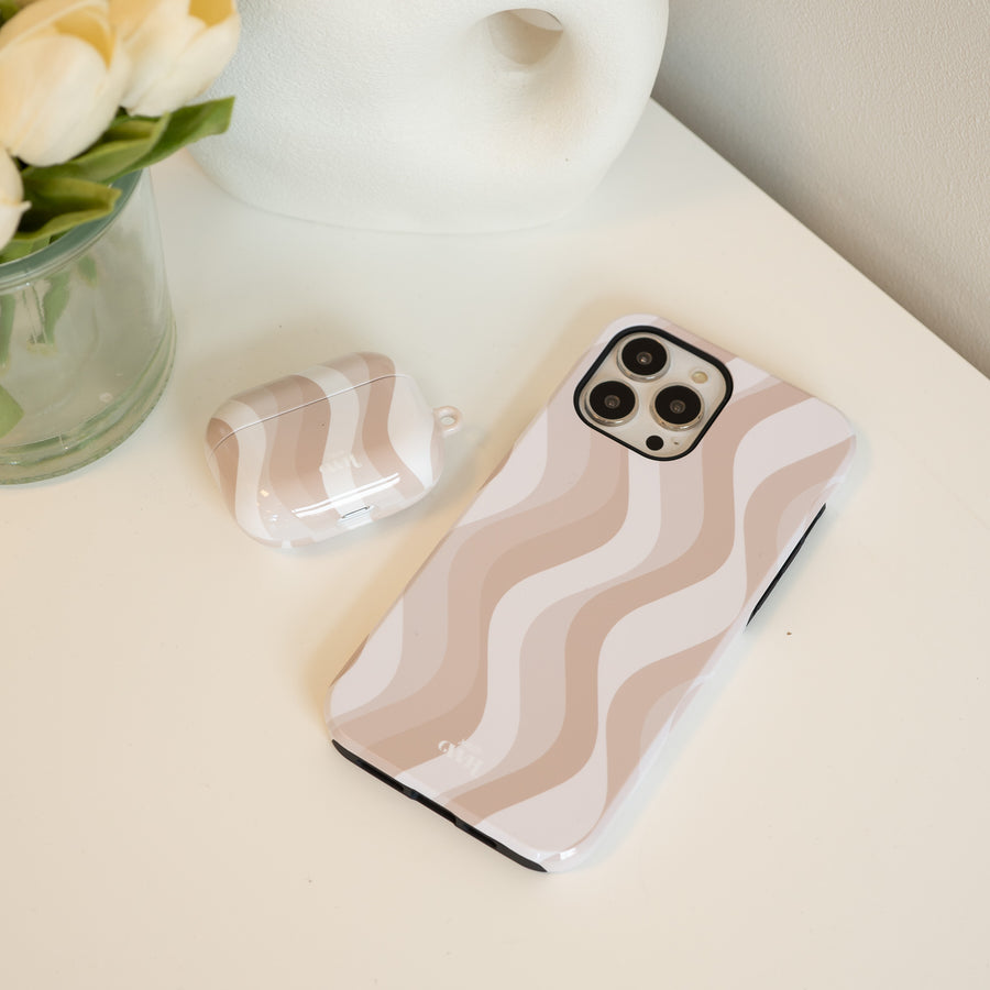 xoxo Wildhearts - AirPods 4 case - Minimal Nude