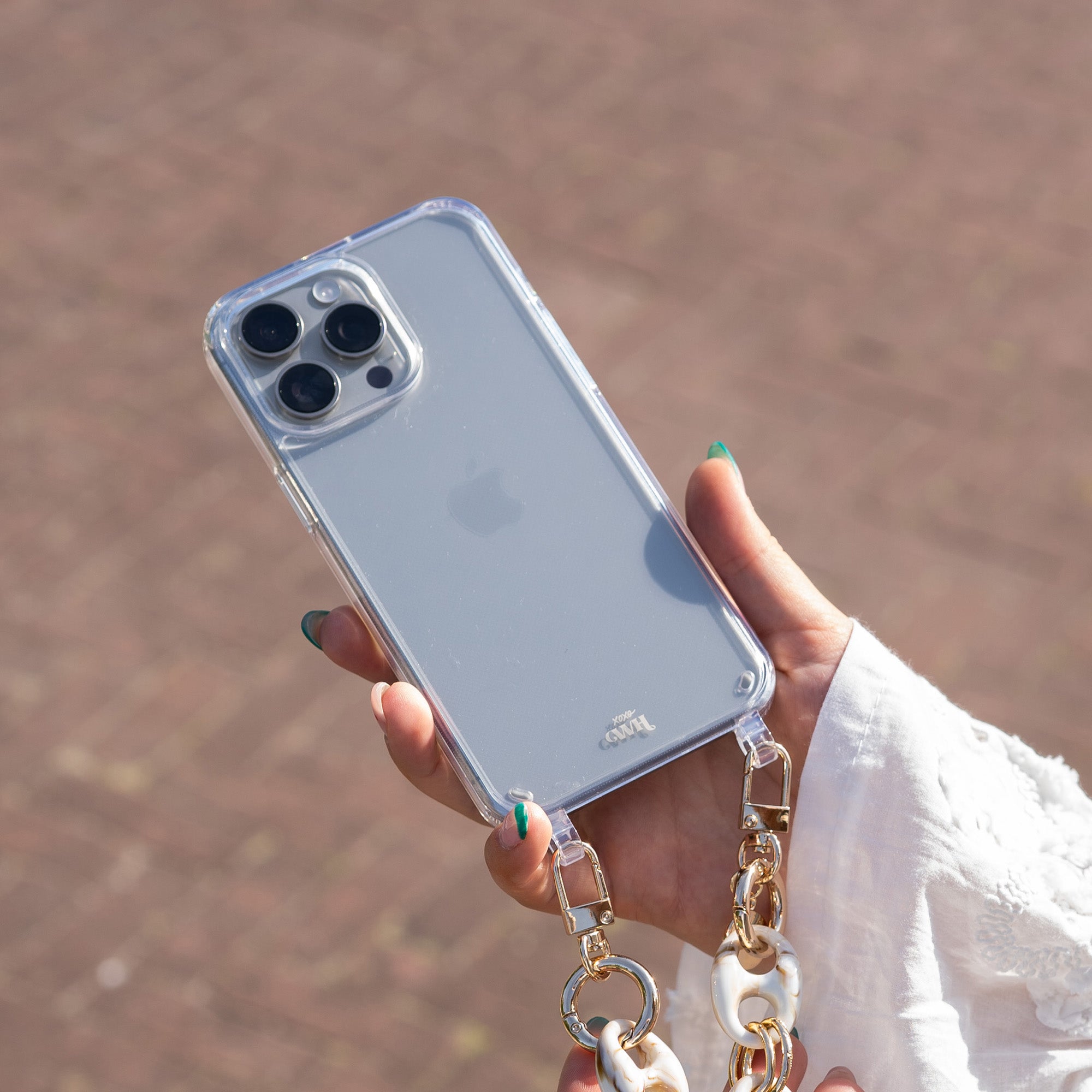 xoxo Wildhearts - iPhone X/XS - Phone Cord Case (no cord) Transparant Case