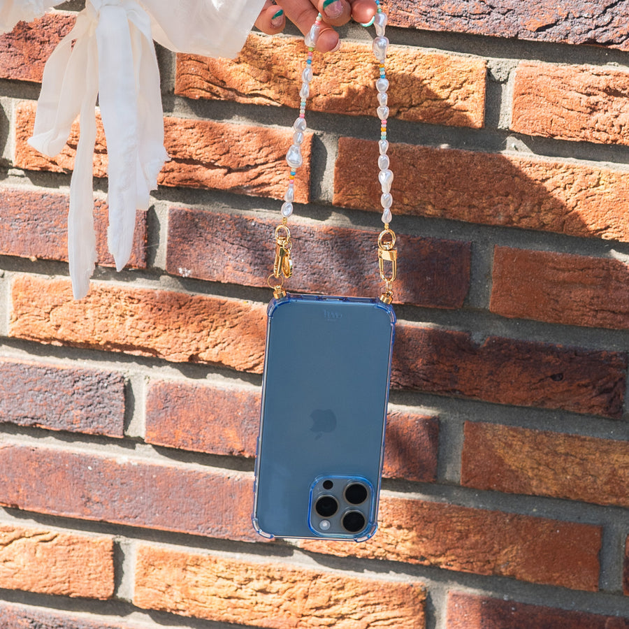 xoxo Wildhearts - Cord Case Blue - iPhone 15 Pro Max