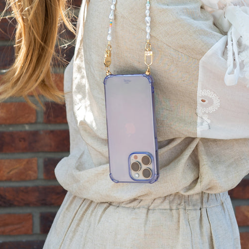 xoxo Wildhearts - Cord Case Purple - iPhone 15