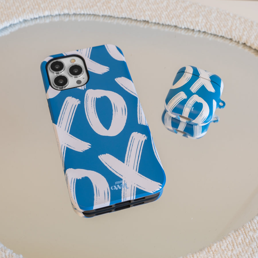 xoxo Wildhearts - AirPods 1 & 2 - Can't Talk Now Blue