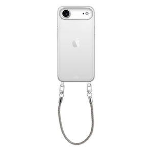 xoxo Wildhearts iPhone 17 Air - Silver Diamonds Transparant Cord Case
