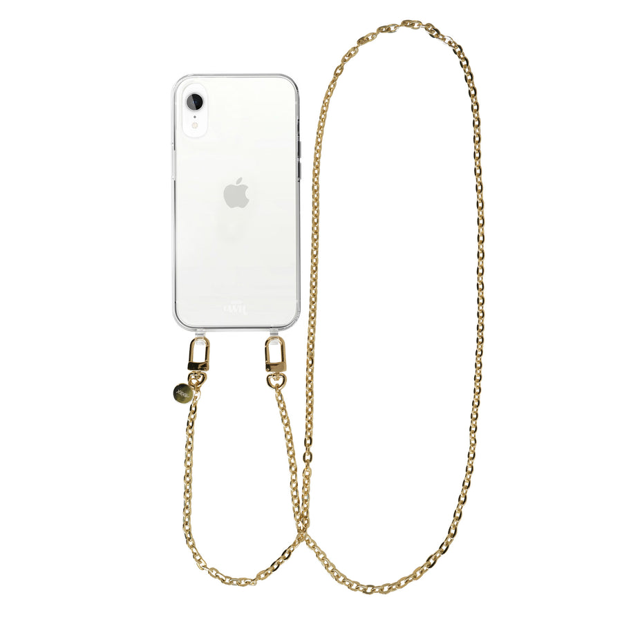 iPhone XR - Dreamy Transparant Cord Case - Long Cord