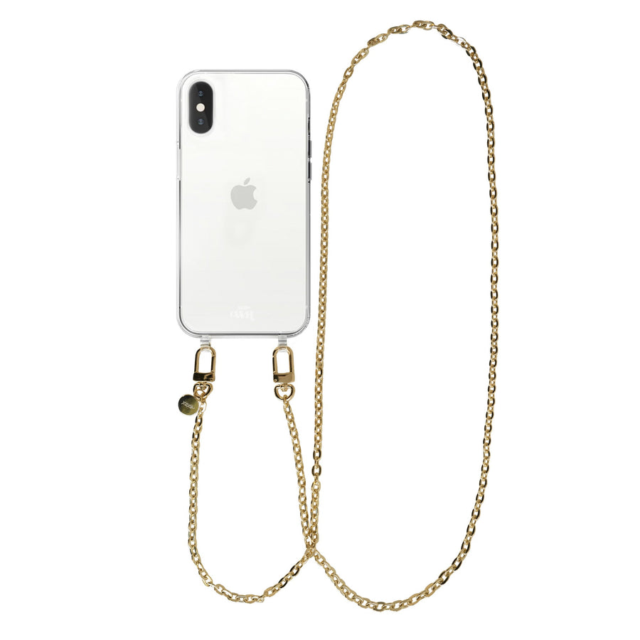 iPhone X/XS - Dreamy Transparant Cord Case - Long Cord