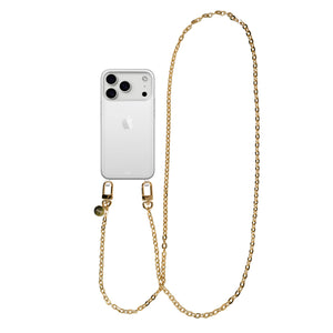 xoxo Wildhearts iPhone 17 Pro Max - Dreamy Transparant Cord Case - Long Cord