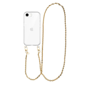 xoxo Wildhearts iPhone 17e - Dreamy Transparant Cord Case - Long Cord