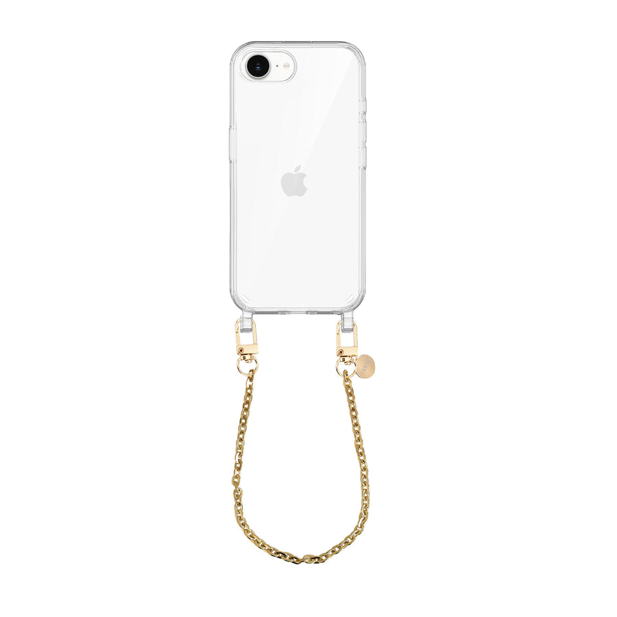 iPhone 16e - Dreamy Transparant Cord Case - Short Cord