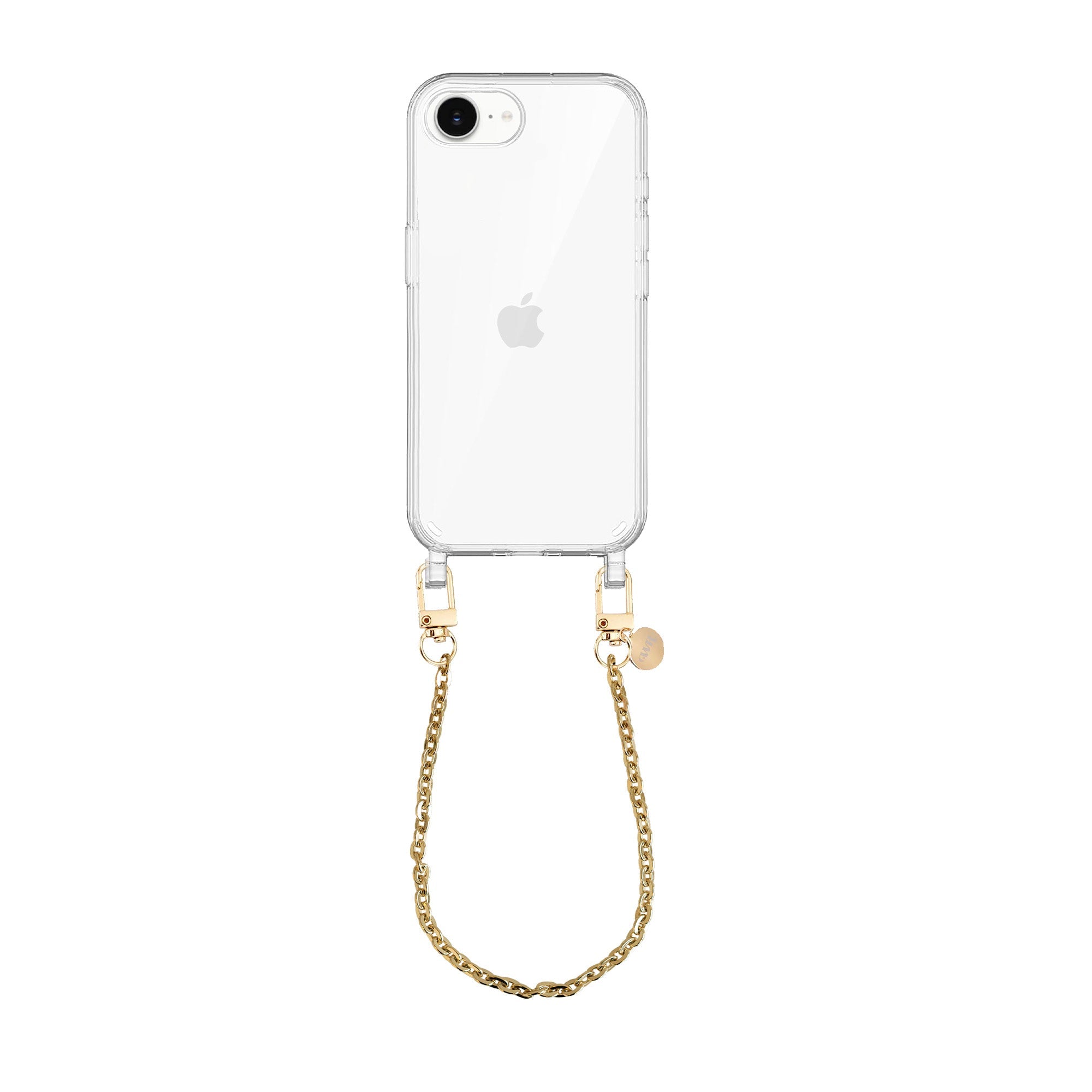 xoxo Wildhearts iPhone 17e - Dreamy Transparant Cord Case - Short Cord