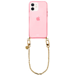 xoxo Wildhearts - iPhone 12 - Dreamy Cord Case Pink - Short Cord