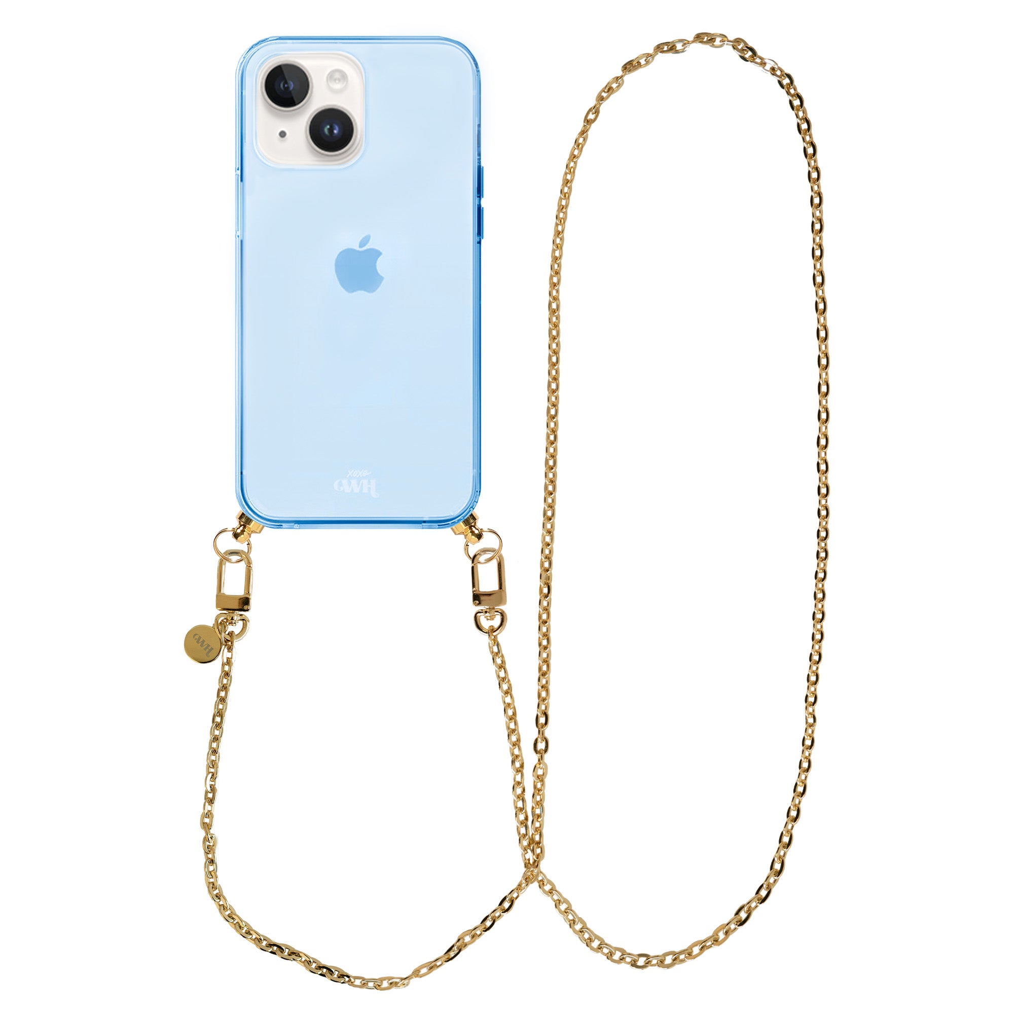xoxo Wildhearts - iPhone 15 - Dreamy Cord Case Blue - Long Cord