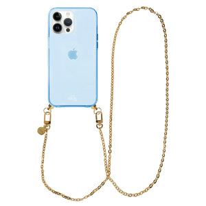 xoxo Wildhearts - iPhone 12 Pro - Dreamy Cord Case Blue - Long Cord