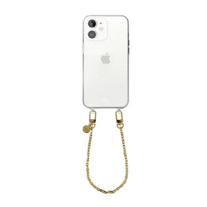 xoxo Wildhearts - iPhone 12 - Dreamy Transparant Cord Case - Short Cord