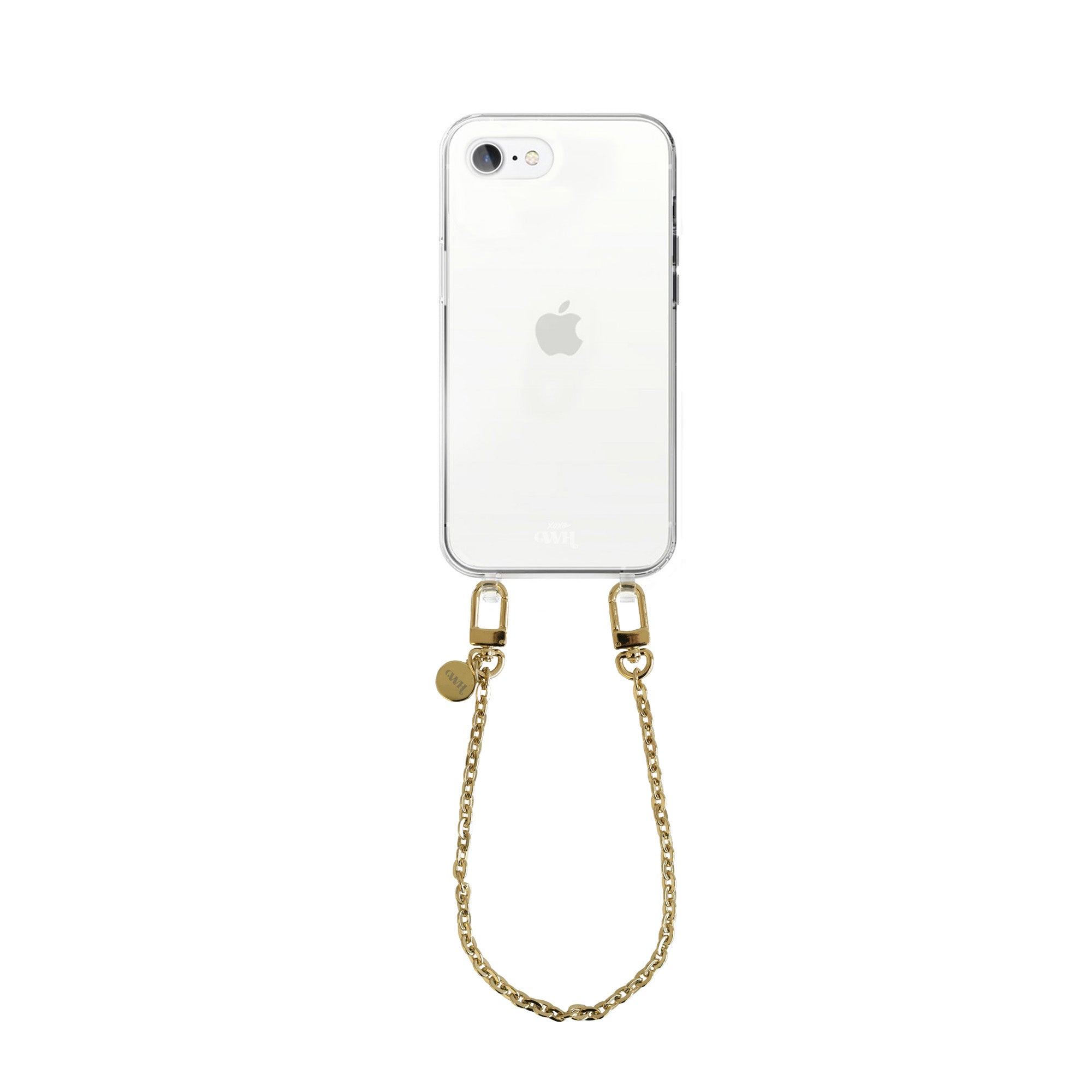 xoxo Wildhearts - iPhone 7/8 Plus - Dreamy Transparant Cord Case - Short Cord